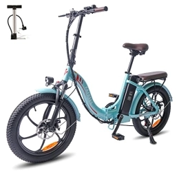 Fafrees Elektrofahrräder Fafrees F20 Pro, E-Bike klapprad Elektrofahrrad 20 Zoll, 250W 3.0 Fat Tire E-Fahrrad Faltbares, 36V 18AH Akku Fatbike Damen, Shimano 7S MTB e Bike Herren, 25km / h Citybike für Erwachsene