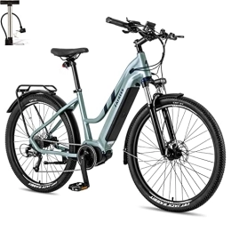 Fafrees Elektrofahrräder Fafrees FM8 [ Offiziell ] E Bike Herren 27, 5 Zoll Elektrofahrrad Mittelmotor Ananda 70N.m, Fahrrad Pedelec 14, 5Ah Akku bis 120KM, S-Pedelec Damen 150kg, Ebike Mountainbike Shimano 9S Anfahrhilfe App