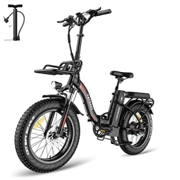 Fafrees Elektrofahrräder Fafrees [ Offiziell F20 MAX Fatbike Ebike Klapprad 20 Zoll mit 48V 18AH Akku, E Bike Mountainbike Herren Bremslicht Shimano 7S, Damen Elektrofahrrad Klappbar, Fahrrad 150kg 54N.m für Erwachsene