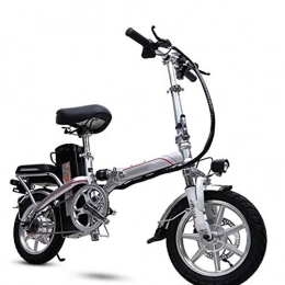Jakroo Elektrofahrräder Fahrradklappen Elektrisches Fahrrad 14 Zoll 48V Elektrofahrräder Mit Dual Scheibenbremsen Elektrofahrrad Servounterstützung Max Geschwindigkeit 25 Km / H,