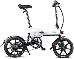 Fiido Elektrofahrräder FIIDO D2S Outdoor-Elektrofahrrad, 16-Zoll-Klapp-E-Bike-Fahrrad, wiederaufladbares faltbares Elektro-Schaltfahrrad-Fahrradwerkzeug, Höchstgeschwindigkeit 25 km / h, Unisex-Fahrrad (?)