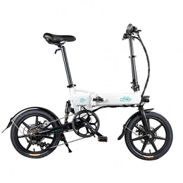 Fiido Elektrofahrräder FIIDO E-Bike D2s Trekkingrad Tiefeinsteiger E-Bike Pocketbikes Elektrofahrrad Elektrische faltbar Fahrrad 250W 16 Zoll Reifen Shimano RD-TY300 Weiߠ Ion Lithium 36V 7.8 Ah Akku