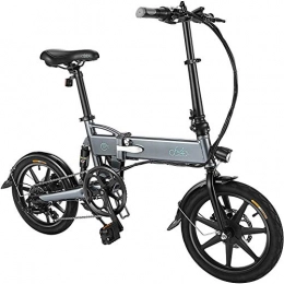 Fiido Elektrofahrräder FIIDO Faltbares elektrisches Fahrrad-Aluminium-16 Zoll-elektrisches Fahrrad D2s für Erwachsene 6 Geschwindigkeit E-Fahrrad mit eingebauter Lithium-Batterie 36V 7.8AH, bürstenloser Motor 250W