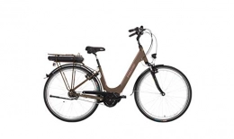 Fischer Elektrofahrräder Fischer E-Bike City CITA 3.0, Elektrofahrrad, mocca matt, 28 Zoll, RH 44 cm, Mittelmotor 50 Nm, 36 V Akku im Rahmen