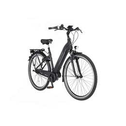 Fischer Elektrofahrräder FISCHER E-Bike City CITA 3.1i, Elektrofahrrad, schwarz matt, 28 Zoll, RH 44 cm, Mittelmotor 50 Nm, 48 V / 418 Wh Akku im Rahmen