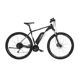 Fischer Elektrofahrräder Fischer E-Bike MTB für Damen und Herren, RH 51 cm, Hinterradmotor 45 Nm, 48 V Akku EM 1724, signalschwarz matt, 51cm-422Wh