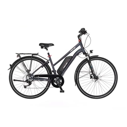 Fischer Elektrofahrräder Fischer E-Bike Trekking VIATOR 2.0 Elektrofahrrad für Damen und Herren, RH 44 cm, Heckmotor 45 Nm, 48 V Akku, anthrazit matt, 44cm-557Wh