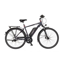 Fischer Elektrofahrräder Fischer E-Bike Trekking, VIATOR 2.0 Elektrofahrrad für Herren, RH 50 cm, Heckmotor 45 Nm, 48 V Akku, Dunkel anthrazit matt, 28 Zoll