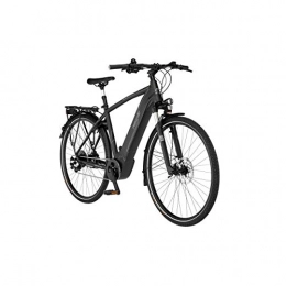 Fischer Fahrräder FISCHER Herren - Trekking E-Bike VIATOR 6.0i, Elektrofahrrad, Graphit metallic matt, 28 Zoll, RH 50 cm, Brose Drive S Mittelmotor 90 Nm, 36 V Akku im Rahmen