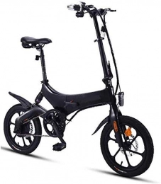 GJJSZ Elektrofahrräder GJJSZ Zusammenklappbares Elektrofahrrad, kleine tragbare, ultraleichte, leicht zu lagernde, Faltbare, tragbare Lithiumbatterie für Erwachsene, Männer und Frauen