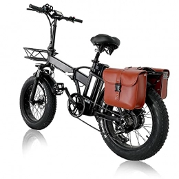 YANGAC Fahrräder GW20 Elektrofahrrad Klapprad Moped-Ebikes 20 x 4, 0 fette Reifen Fünf Geschwindigkeiten 750W Motor 15Ah große Batterie bis zu 100km Reichweite Maximale Geschwindigkeit 45km / h - [EU Warehouse