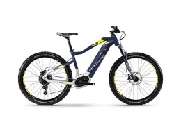 HAIBIKE Elektrofahrräder Haibike E-Bike SDURO HardSeven 7.0 500Wh 11-G NX 18 HB BCXP Blue / Citron / Silver X-Large