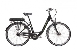 Hawk Elektrofahrräder Hawk Unisex- Erwachsene E-Bike Wave, 7-G, schwarz, 28", 11Ah, Zoll