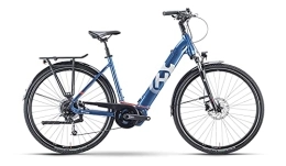 Husqvarna Elektrofahrräder Husqvarna Gran City 3 630Wh Shimano Steps Elektro Fahrrad 2022 (50 cm, Blue / Red)