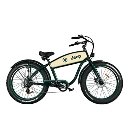 Jeep Elektrofahrräder Jeep Cruise E-Bike CR 7004, 26' Laufräder, 7-Gang Shimano Megarange Kettenschaltung, Green