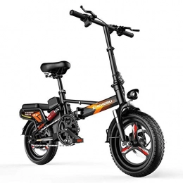 Jieer Elektrofahrräder JIEER 14"E-Bike mit Elektrofahrrad, 400 W Aluminium-Elektrofahrrad, Tragbares Faltrad mit Elektronischem Bildschirm, für Erwachsene Und Jugendliche