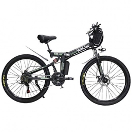 Jieer Elektrofahrräder JIEER Elektrofahrrad-E-Bikes Falt-E-Bike für Erwachsene, 26-Zoll-E-Bike City Mountainbike City, Leichtes Fahrrad für Teenager Männer Frauen