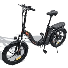 KecDuey Elektrofahrräder KecDuey 20 Zoll Elektrisches Fahrrad, Offizieller Fabrikladen Elektrofahrrad mit 15Ah 36V AKKU, 20"*3.0 Fat Tire (Schwarz)