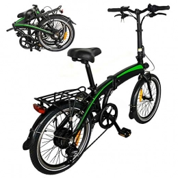 CM67 Elektrofahrräder Klapprad Citybike 350W Elektrofaltbares Elektrofahrrad Klappbares Sportfahrrad mit 3 Fahrmodi Geeignet für Jugendliche und Erwachsene