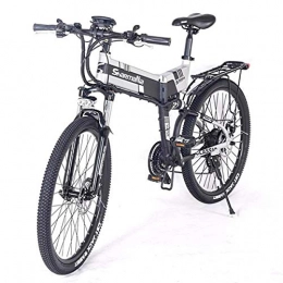 KOSGK Fahrräder KOSGK Power Electric Mountain Bike Kinderfahrrad 26 '' Elektrofahrrad mit 36V 10, 4Ah Lithium-Ionen-Akku Aluminiumrahmen mit mechanischen Scheibenbremsen, schwarz
