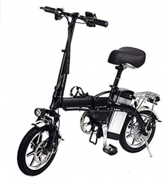 Lamyanran Elektrofahrräder Lamyanran Elektrofahrrad Faltbares E-Bike 14" Folding Electric Bike mit 48V 10AH Lithium-Batterie 350W High-Speed-Motor for Erwachsene -Schwarz