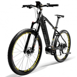 LANKELEISI Elektrofahrräder LANKELEISI GT800 City Erwachsene, Elektrofahrrad und Sitzfahrrad, 350 W, 48 V, Schneefahrrad, 26 Zoll, mit Bafang Zentralmotor