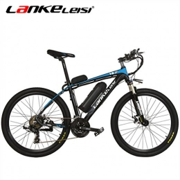 LANKELEISI Elektrofahrräder LANKELEISI T8 Elektrisches Fahrrad / Schneefahrrad / Bergfahrrad Motor 500 W 36 V 20 Ah 7-Gang Li-Batterie leistungsstark E-Bike E-Bike Fahrrad MTB, Blau + schwarz