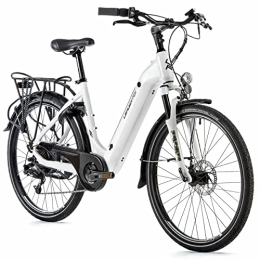 Leaderfox Fahrräder Leaderfox 26 Zoll Alu E Bike Leader Fox Lotus Elektro Fahrrad 7 Gang Pedelec 36V 504 Wh Weiss Rh 50 cm