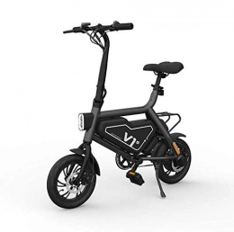 LUO'S Fahrräder LUO Roller, zusammenklappbares Elektrofahrrad, 12-Zoll-E-Fahrrad für Erwachsene und Jugendliche, mit 36 ​​V 7, 8 Ah Lithium-Ionen-Batterie / 250 W bürstenlosem Motor, orange, Schwarz