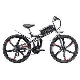 LZMXMYS Elektrofahrräder LZMXMYS Elektrisches Fahrrad, 26 '' Folding Electric Mountain Bike, E-Bike mit 48V 8Ah / 13AH / 20AH Lithium-Ionen-Akku, Premium Full-Suspension und 21-Gang Getriebe, 350W Motor (Size : 8AH)