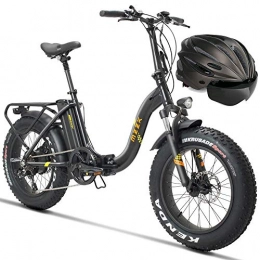 LZMXMYS Fahrräder LZMXMYS Elektrisches Fahrrad, elektrisches Fahrrad elektrische Fahrrder for Erwachsene Folding 500W elektrisches Fahrrad 4.0 Breitreifen Mountain Bike Schnee ATV 48V13AH Lithium-untersttzter Langstr