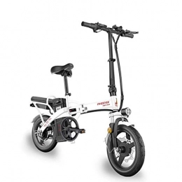 LZMXMYS Elektrofahrräder LZMXMYS Elektrisches Fahrrad, elektrisches Fahrrad for Erwachsene, Urban Commuter Folding E-Bike, Hchstgeschwindigkeit 25 km / h, 14 Zoll Fahrrad, 350W / 48V-Lithium-Batterie Wird geladen, Gre: Rei