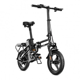 LZMXMYS Elektrofahrräder LZMXMYS Elektrisches Fahrrad, elektrisches Fahrrad for Erwachsene, Urban Commuter Folding E-Bike, Hchstgeschwindigkeit 25 km / h, 14inch Erwachsene Fahrrad, 400W / 48V Lade Lithium-Batterie