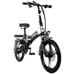 LZMXMYS Elektrofahrräder LZMXMYS Elektrisches Fahrrad, Elektro-Bikes for Erwachsene 20" Reifen Folding Electric Bike mit 350 Watt Motor und Wechsel 48V 12.5Ah Lithium-Batterie 7-Gang E-Bike-Al-Legierung und Doppelscheibenbrem