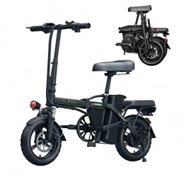 LZMXMYS Elektrofahrräder LZMXMYS Elektrisches Fahrrad, Folding Elektro-Fahrrad for Erwachsene, 14" Elektro-Fahrrad / Arbeitsweg Ebike mit 250W Motor, abnehmbare Wasserdichtigkeit und Staub 48V 6Ah-36Ah Lithium-Batterie
