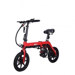LZMXMYS Elektrofahrräder LZMXMYS Elektrisches Fahrrad, Folding Elektro-Fahrrad for Erwachsene, Pendel Ebike mit 36V / 10Ah Lithium-Ionen-Akku mit 3 Riding Modes (Color : Red)