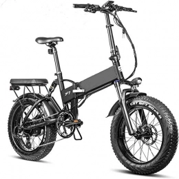 LZMXMYS Fahrräder LZMXMYS Elektrisches Fahrrad, Folding Elektro-Fat Tire Bike 20 Zoll * 4.0 Abnehmbare Lithium-Batterie-elektrische Beach Bike Professional 8 Geschwindigkeit Erwachsener 750w Fahrrad Hydraulische Bremse