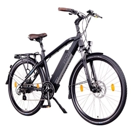 NCM Elektrofahrräder NCM Venice 48V 28 Zoll Urban E-Bike 250W Das-Kit Heckmotor 13Ah 624Wh Li-Ion Zellen Akku schwarz Venice