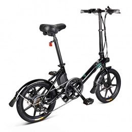 OD-B Fahrräder OD-B Faltendes Elektrisches Fahrrad, 36V 7.8AH Lithium-Batterie 250W Motor 16 Zoll Erwachsener Unterstützte E-Fahrrad Shimano 6 Geschwindigkeit Mit Doppelscheiben-Mechanischen Bremsen, Schwarz