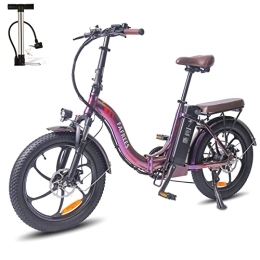 Fafrees Elektrofahrräder Offiziell ] Fafrees F20 PRO 20" E Bike Klappbar Fatbike mit 36V 18AH Akku, E-Bike 20 Zoll Damen Elektrisches Fahrrad 250W, Ebike Fahrrad 25km / h Mountainbike Herren Shimano 7S Pedelec Klapprad 150kg