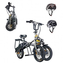 Pc-ltt Fahrräder Pc-ltt Elektrofahrrad Mit 350W Motor 48V 7, 5AH Abnehmbarer Lithium-Akku 14 Zoll Elektro Klappfahrrad, Leichtes Mountainbike Aus Aluminiumlegierung Für Erwachsene Stadt