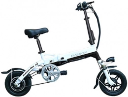 RDJM Elektrofahrräder RDJM Ebike e-Bike, Elektrisches Fahrrad Faltbare elektrisches Fahrrad mit 250W Motor, 36V 6Ah Batterie Smart Display Doppelscheibenbremse und DREI Arbeitsmodi (Color : Black)