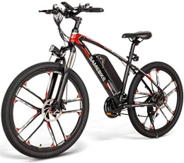 RDJM Elektrofahrräder RDJM Elektrofahrräder Electric Mountain Bike 26" 48V 350W 8Ah austauschbare Lithium-Ionen-Batterie-elektrisches Fahrrad for Erwachsene Scheibenbremsen Tragfähigkeit 100 kg (Color : Black)