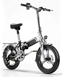 RDJM Elektrofahrräder RDJM Elektrofahrräder Elektro-Fahrrad, Folding Soft-Schwanz Erwachsene Fahrrad, 36V400W / 10AH Lithium-Batterie, Handy USB-Lade- / vorne und hinten LED Lichter, Stadt-Fahrrad