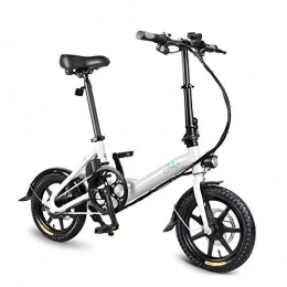 RZBB Elektrofahrräder RZBB 14" Folding Fahrrad-Power Assist Adjustable Elektrisches Fahrrad, Moped E-Bike 250W Motor 36V 7.8Ah Wei