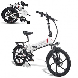 Samebike Elektrofahrräder SAMEBIKE 20 Zoll Faltbares Elektrisches Fahrrad 48V 10.4Ah, E-Bike Elektrofahrrad für Erwachsene mit Fernbedienung, 7-Gang Schalthebel