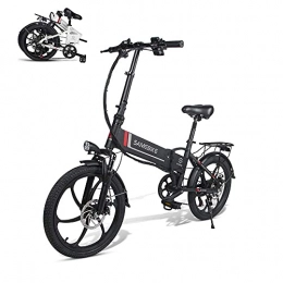 Samebike Elektrofahrräder SAMEBIKE 20 Zoll Faltbares Elektrisches Fahrrad 48V 10.4Ah, Elektrofahrrad für Erwachsene mit USB Universal Handyhalter, 7-Gang Schalthebel