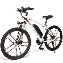 Kasivouk Elektrofahrräder SAMEBIKE 26" Aluminiumlegierung Elektrofahrräder Elektrisches Fahrrad Für Erwachsene, Mountain E Fahrrad Elektrofahrrad Shimano 21-Gang-E-Bike Mit Abnehmbarer 48V8AH-Lithiumbatterie