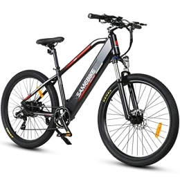 Samebike Elektrofahrräder SAMEBIKE 27, 5 Zoll E-Bike Elektrofahrrad mit 48V 13Ah Abnehmbarer Akku Shimano 7 Gänge E Bike Off-Road Mountainbike City EBike für Erwachsene Herren Damen (MY275)