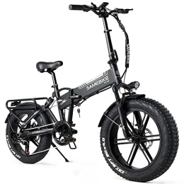 Samebike Elektrofahrräder SAMEBIKE XWLX09 Fat Tire E Bike Mountainbike E-Bike klapprad 20 Zoll Elektrofahrrad 48V10.4AH Beach Snow E-Bike Herrn Damen